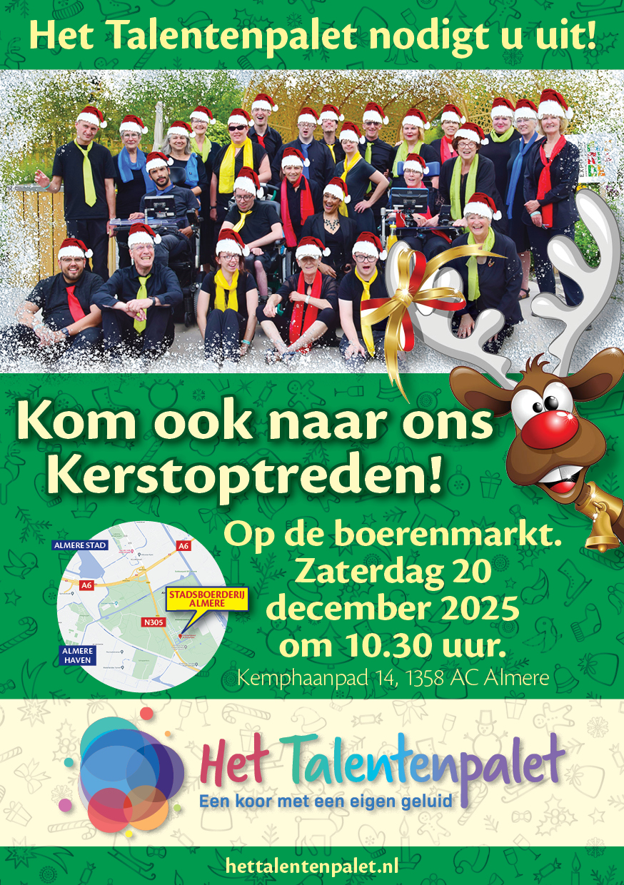 Optreden Boermarkt Almere december 2025
